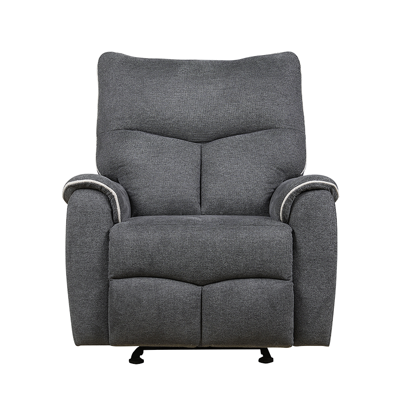 Manual reclining chair na may malambot at komportableng tela