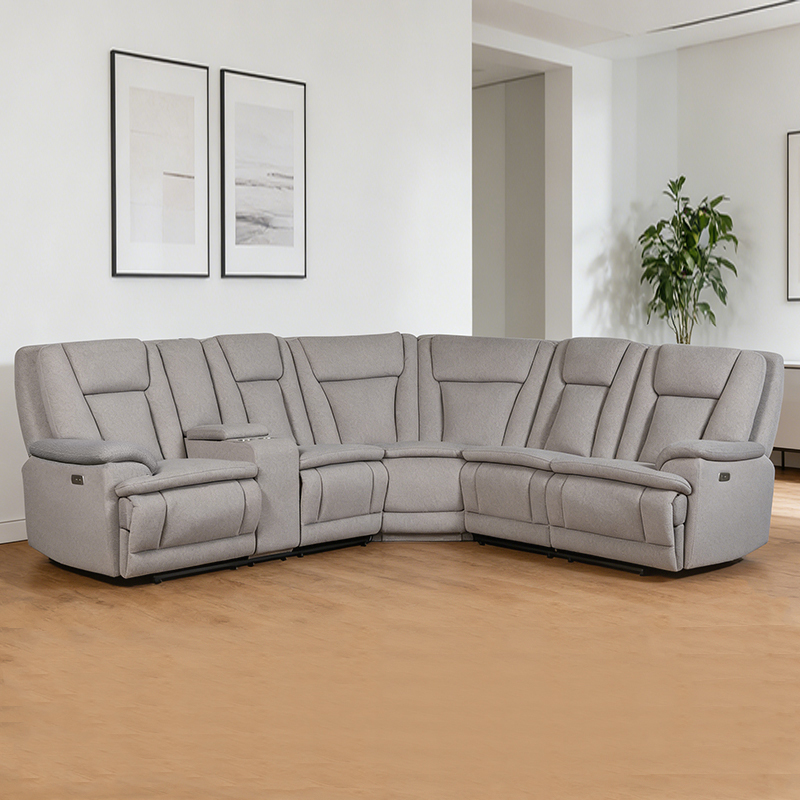 104''Power reclining sectional couch, modular livingroom recliner sofa 