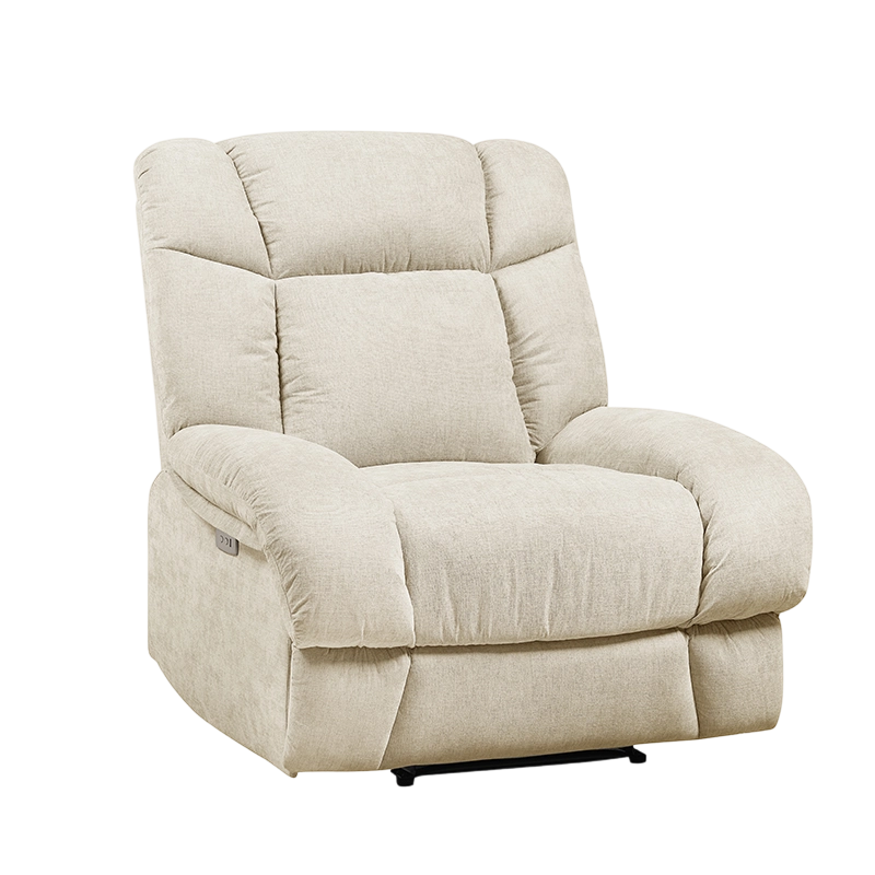 Malaking Electric Overstuffed Chair na may USB port