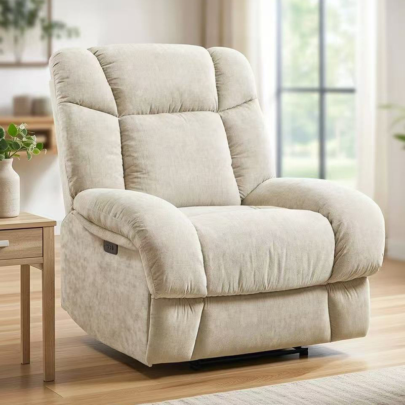 Malaking Electric Overstuffed Chair na may USB port