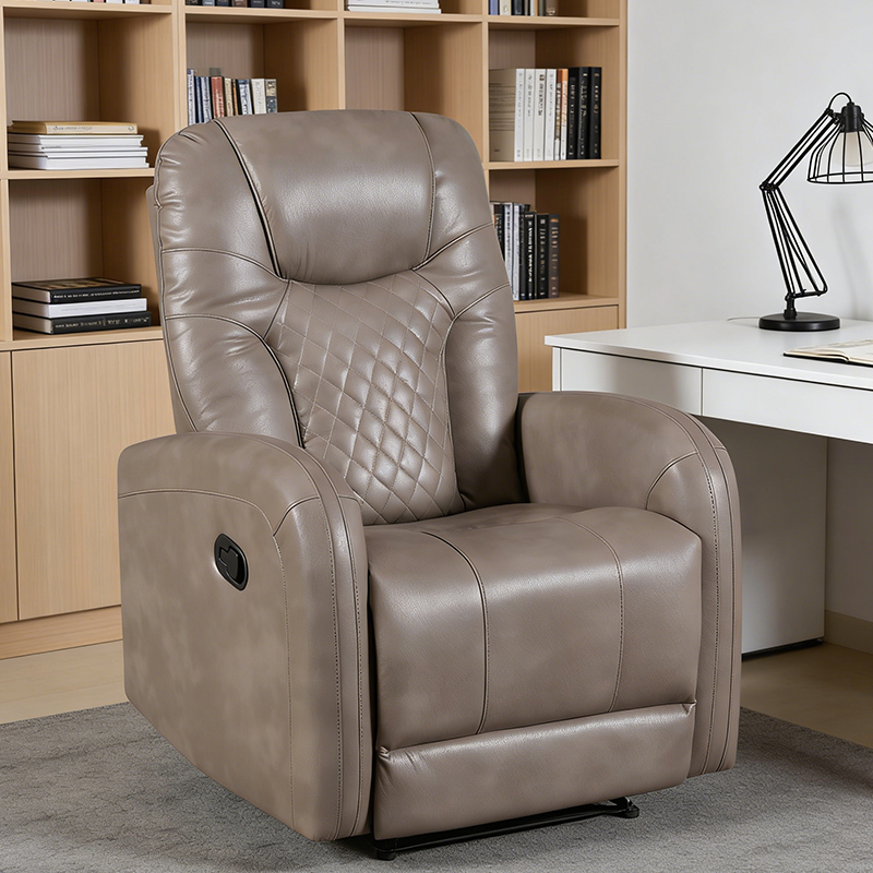 Breathable Leather Manual Reclining Single Seat Recliner Chair
