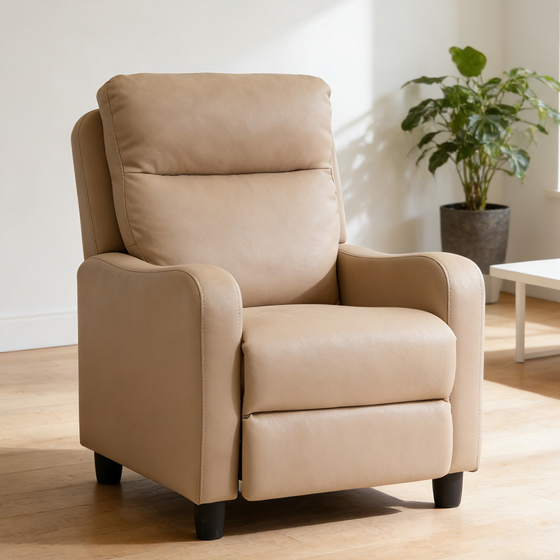 Microfiber Recliner Push back Club Chair