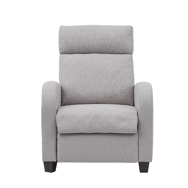 Home Theater Seating na may Lumbar Support Overstuffed High-Density Sponge Push Back Recliners Armchair para sa Sala