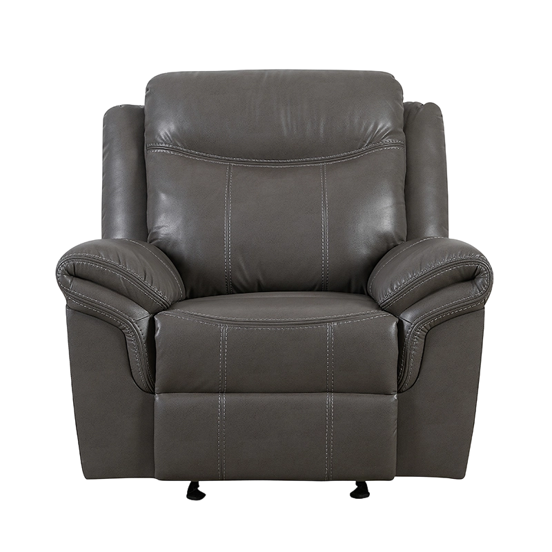 Faux Leather Manual Recliner Chair na May Glider