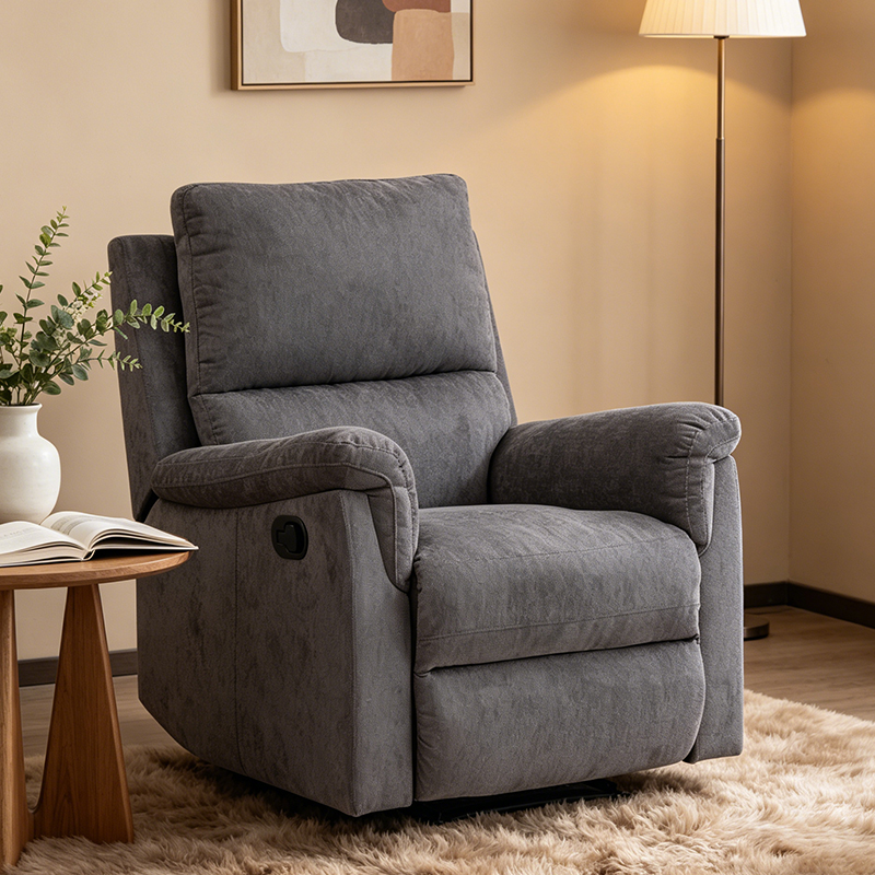 Klasiko at Tradisyunal na Manwal na Recliner Chair Single Sofa